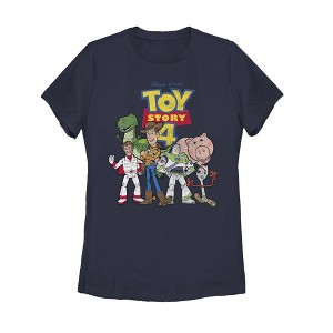 Women's Toy Story Character Logo Party T-Shirt - 1 of 4