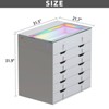 Vanitii Ivy 11 Drawer Dresser with RGB Lights Strip - 2 of 4