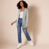 Women's Lightweight Open Front Cardigan Sweater Casual Long Sleeved Breathable Regular Fit Cardigans - 4 of 4