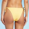 Women's Heart Pattern Eyelet Side-Tie High Leg Extra Cheeky Bikini Bottom - Wild Fable™ - image 2 of 4