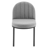 Modway Isla Channel Tufted Upholstered Fabric Dining Side Chair - 4 of 4
