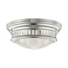 Livex Lighting Berwick 3 - Light Flush Mount in  Polished Nickel - 3 of 4