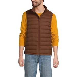 Lands' End Men's Wanderweight Ultralight Packable Down Vest - 1 of 4