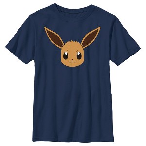 Boy's Pokemon Eevee Face T-Shirt - 1 of 4