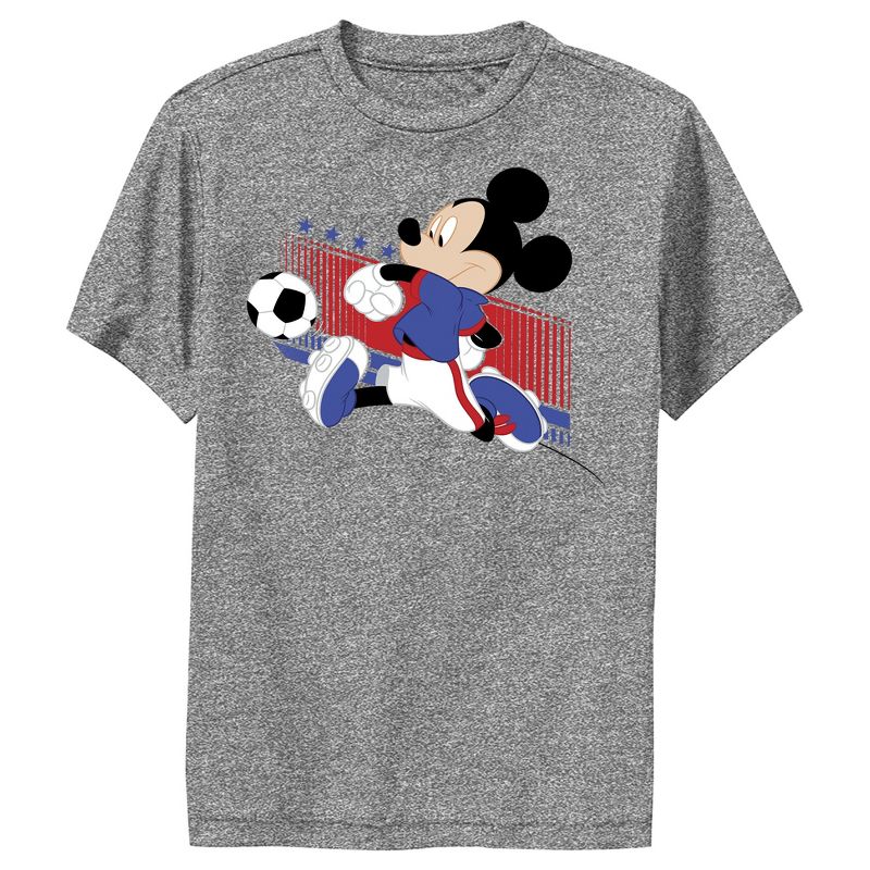 Boy's Disney Mickey Mouse Soccer USA Performance Tee, 1 of 5