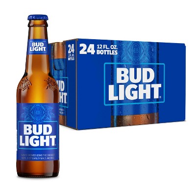 Bud Light Beer - 24pk/12 Fl Oz Bottles : Target