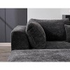 Coucheta Modular Sectional Cloud Couch - U-Shaped & L-Shaped Designs, Convertible with Ottoman, Double/Chaise, Deep Chenille, Memory Foam & Pillows - 3 of 4