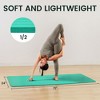 Fitvids 1/2-Inch Thick High Density Foam Exercise Yoga Mat with Carrying Strap, For Cushioning The Body Against Hard Floors, Aqua - 2 of 4