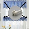 Evideco French Home Goods Adjustable Cafe Curtain Rods for Lightweight Voile Curtains - Easy Installation - 2 of 4