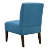 TopComfy Accent Chairs Modern Chair Dining Chair Armless Lounge Chair Comfortable Chair Decoration Chair for Living Room, Blue, 21"*29.13"*34.25" - 4 of 4
