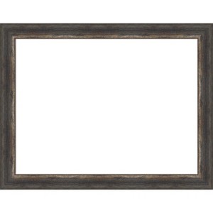 Amanti Art Bark Rustic Char Narrow Framed Dry Erase Magnetic Board - 1 of 4