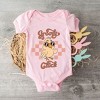 The Juniper Shop Groovy Chick Checkered Baby Bodysuit - 2 of 2