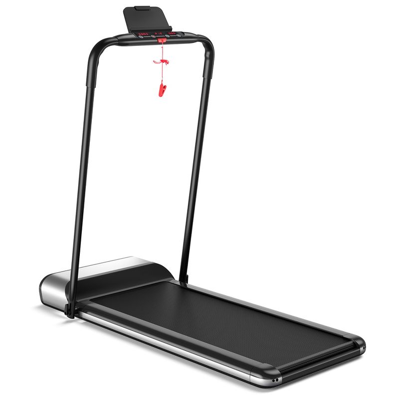 Costway Installation-Free Ultra-Thin Folding Treadmill Exercise Fitness Machine w/5-Layer, 2 of 11