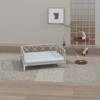 VisioGear Pet Bed, Rattan Dog Sofa Bed for Outdoor Indoor, Grey, 25"*19.1"*11" - 4 of 4