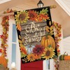 Be Grateful Autumn House Flag Thanksgiving Floral Fall 28" x 40" Briarwood Lane - 4 of 4