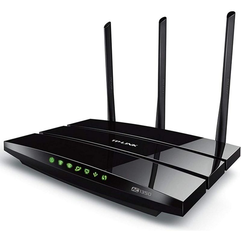 TP-Link AC1350 Wireless Dual Band WiFi Router Archer C59 Black Manufacturer Refurbished, 1 of 4
