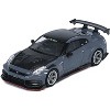 2024 Nissan GT-R (R35) Nismo Gray with Carbon Hood and Top "Hong Kong Toy Car Salon 2024" 1/64 Diecast Model Car by Inno Models - 2 of 4