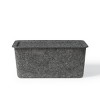 Felt Storage with Lid Charcoal - Bullseye's Playground™ - 3 of 4