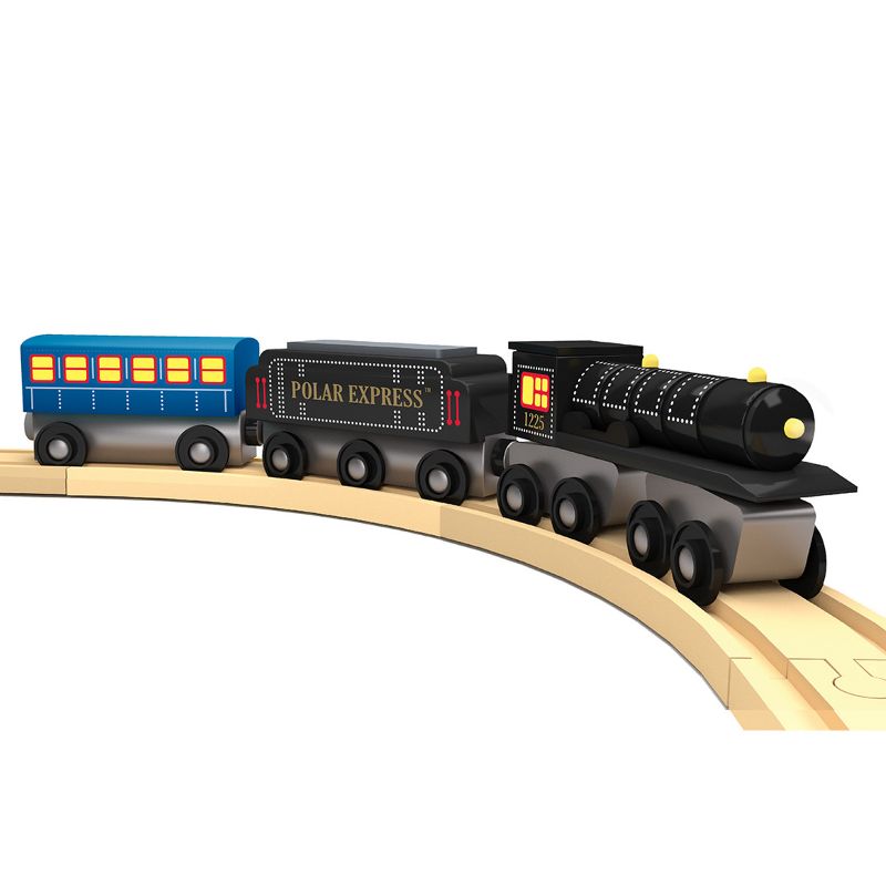 MasterPieces Wood Train Sets - The Polar Express 3 Piece Train Set., 5 of 8