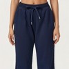 Anna-Kaci Active Women's Wide Leg High Waist Drawstring Pants with Relaxed Fit and Soft Stretch Fabric - 4 of 4