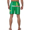 Lars Amadeus Men's Colorful Drawstring Elastic Waist Board Shorts 2 Pcs - 3 of 4