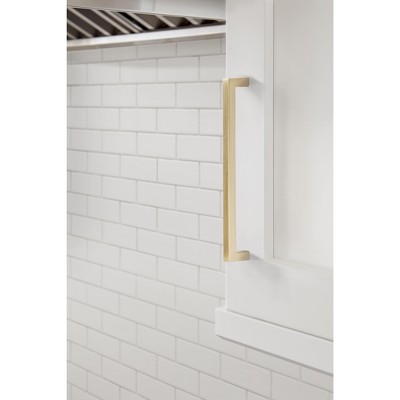 Champagne Bronze Modern Bar Cabinet Pull with Mounting Hardware