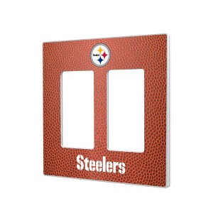 NFL AFC Teams Football Hidden-Screw Light Switch Plate for Double Rocker - 1 of 4
