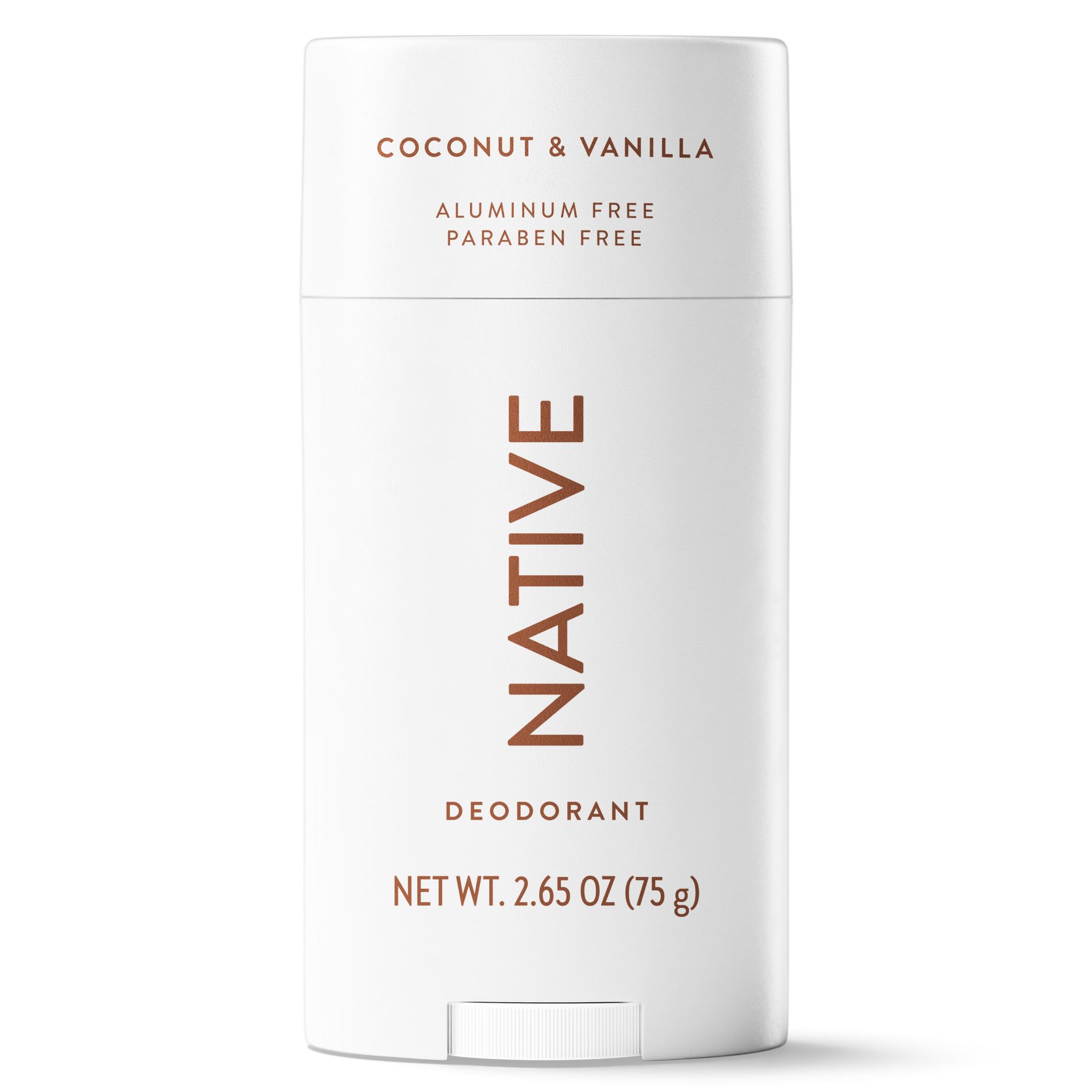 Native Solid Deodorant for Women & Men - Coconut & Vanilla - Aluminum-Free 2.65oz: Underarm Use, Normal Skin