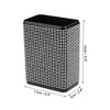 Unique Bargains Car Trash Can with Hook and Back Clip Hanging Plastic Trash Bin 1 Pc - 3 of 4