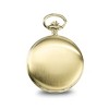Black Bow Jewelry Charles Hubert Satin Gold Finish White Dial Pocket Watch - 2 of 4