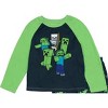 Minecraft Little/Big Boys' 2-Piece Sleepwear Pajama Sets - 2 of 3