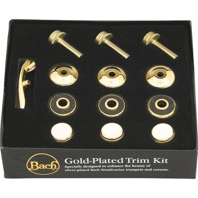 管楽器・吹奏楽器 Vincent Bach Gold-Plated Trim Kit Vincent Bach gold plated trim kit