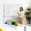Maxtek 48" x 32" Whiteboard on Wheels Double Side Magnetic Dry Erase Board with Easel - 3 of 4