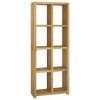 vidaXL Book Cabinet 27.6 in.x11.8 in.x70.9 in. Solid Wood Teak - 2 of 4