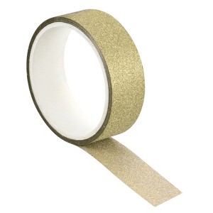 Unique Bargains Self-Adhesive Decorative Gift Wrapping Craft Glitter Tapes - 1 of 4