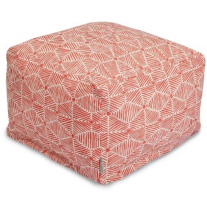 Majestic Home Goods,Ottoman Pouf Charlie Beige - 1 of 4