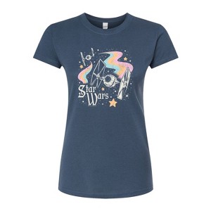 Women's - Star Wars - TIE Fighters Celestial Ships Fitted Graphic T-Shirt - 1 of 2