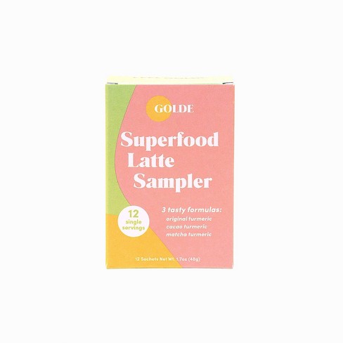 Golde Superfood Latte Sampler - 1.7oz : Target