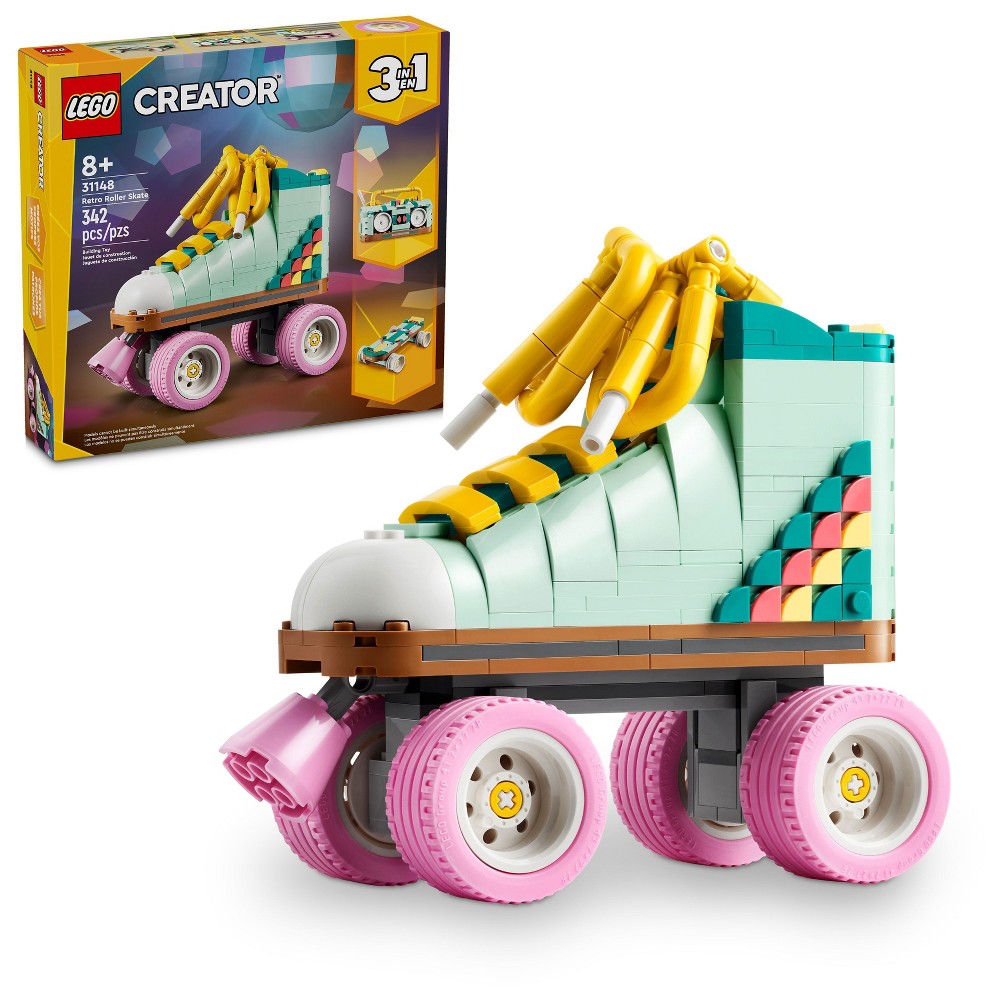 Photos - Construction Toy Lego Creator 3 in 1 Retro Roller Skate Toy 31148 