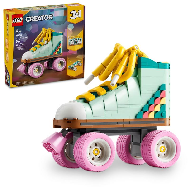 LEGO Creator 3 in 1 Retro Roller Skate Toy 31148, 1 of 8