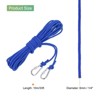 Unique Bargains Hollow Braided Polypropylene Anchor Rope with Hook for Marine Life Boat - 2 of 4