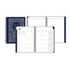 Blue Sky 5.875"x8.625" Weekly/Monthly Wirebound Planner Printed Buckaroo Navy - 4 of 4