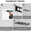 Garage Storage Rack, Wall Mounted Storage Shelves, 300 lbs Capacity Garage Storage Rack Shelves, 2 Pack Garage Wall Shelving for Shed, Garage - 3 of 4