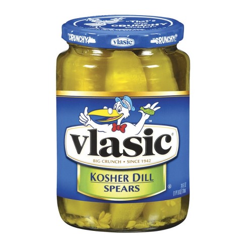 Vlasic Kosher Dill Pickle Spears - 24oz : Target