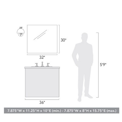 Golden Lighting Rey 1 Light Articulating Wall Sconce, 3 of 11