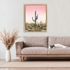 Stupell Industries Saguaro Glow Cactus Floating Frame Canvas Art - 3 of 4