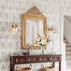 LNC Chrysaorican 1-Lights 8"Luxury and  Glam Armed Wall Lights, Gold with Iridescent Globe Glass - 4 of 4