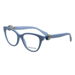 Swarovski SK 2004 1006 Womens Cat-Eye Eyeglasses Light Blue 52mm - 1 of 4