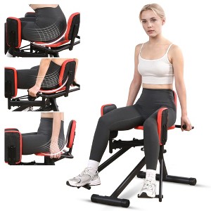 WARMOUNTS Hip Abductor Machine Glute & Thigh Trainer for Women - Adjustable Resistance Band, 300Lbs Weight Capacity for Home Gym - 1 of 4