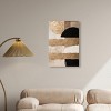 Art Remedy Sunny Cloudy Gold Brown Earthy Abstract Wall Art Unframed - 2 of 4